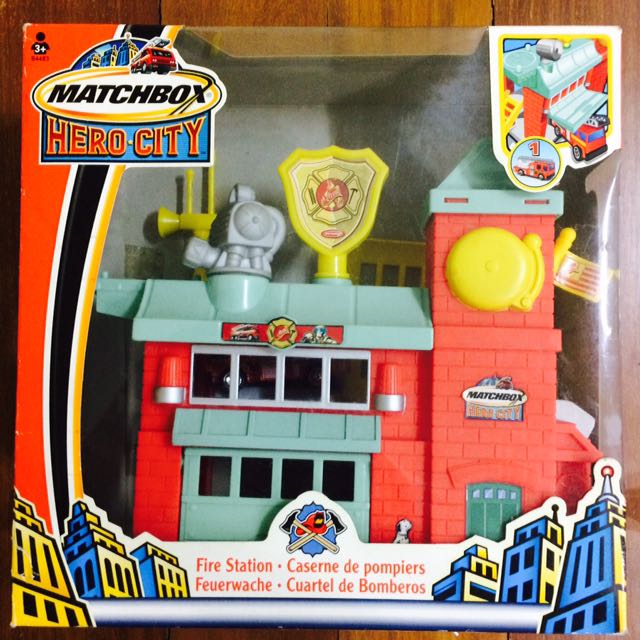 Matchbox Hero City Fire Station, Hobbies & Toys, Toys & Games on Carousell