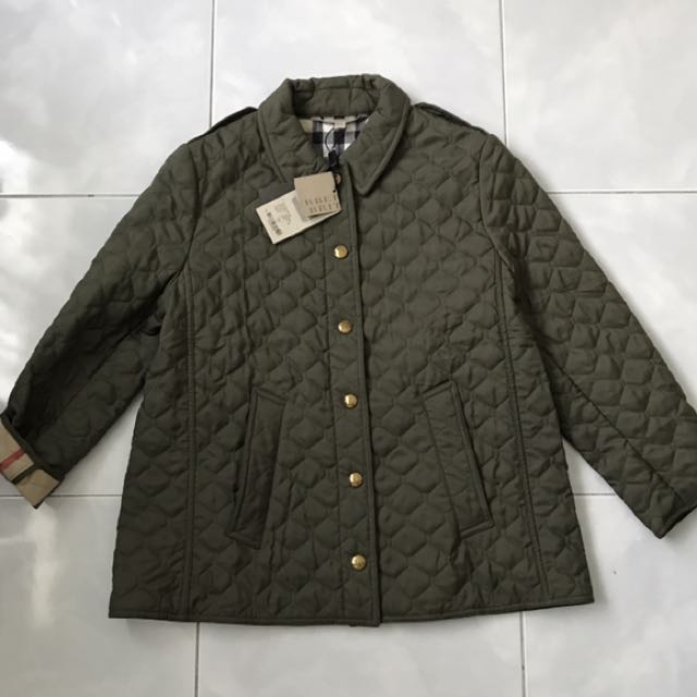 Burberry brit quilted jacket top