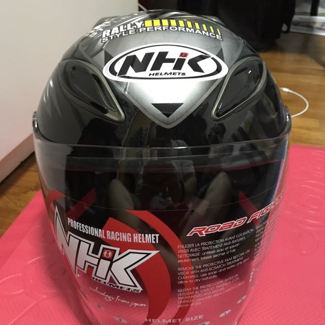 NHK Road fighter Black Grey Motorcycles Motorcycle Apparel on
