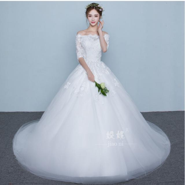 Off the shoulder deals wedding dresses 2017