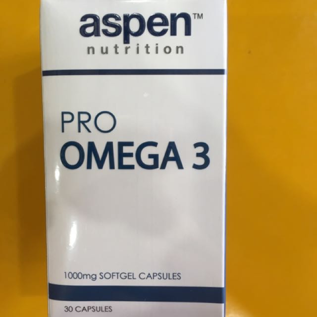 Ready Stock Aspen Pro Omega 3 1000mg Soft Gel Capsules Fish Oil Health Beauty Perfumes Nail Care Others On Carousell