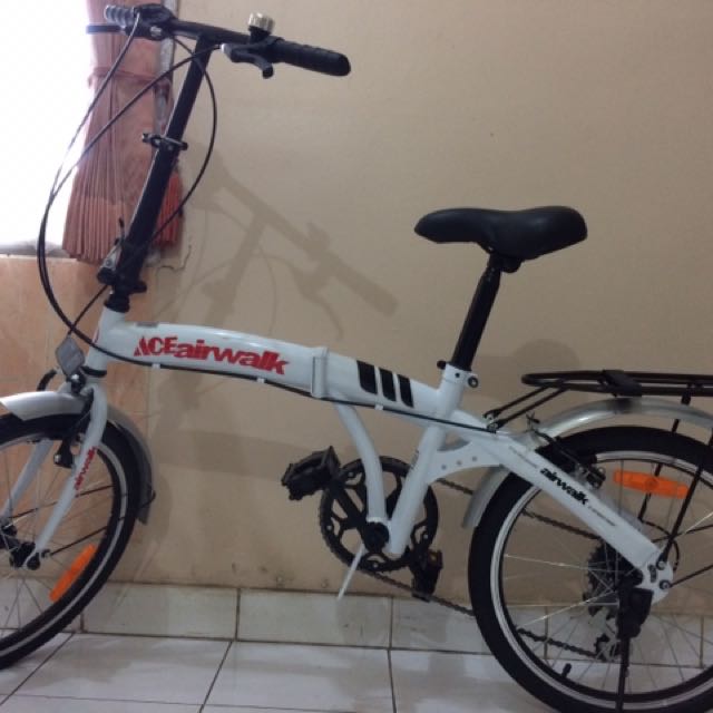 Sepeda Lipat Warna Putih Olah Raga Sepeda Di Carousell