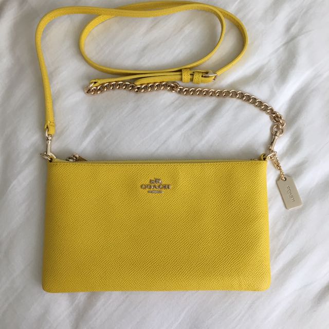 Yellow Coach Sling Bag