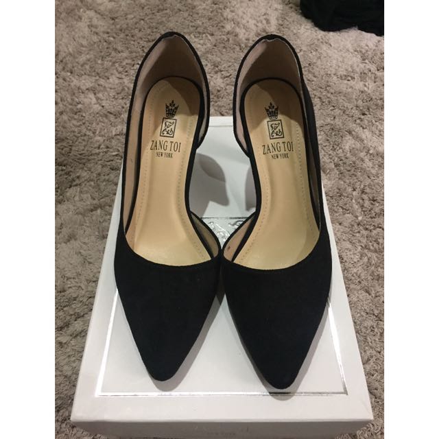 ZANG TOI Velvet Shoes on Carousell