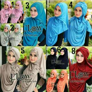 Hijab Syria Turban Syilla 2in1