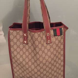 Authentic Beautiful Gucci Tote Bag