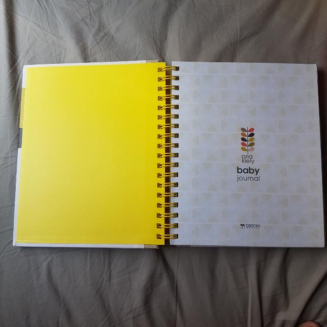 orla kiely baby journal