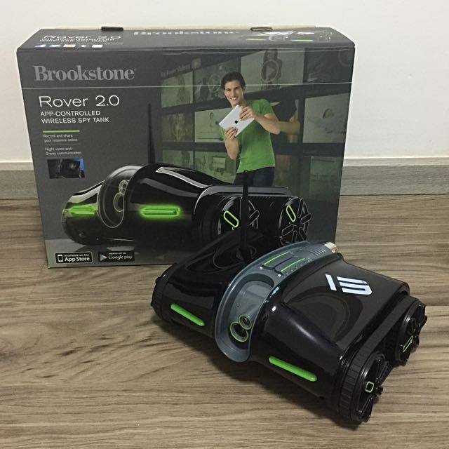 Brookstone Rover 2.0 AppControlled Wireless Spy Tank, Furniture & Home