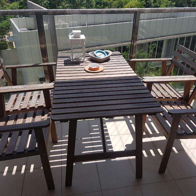 IKEA Balcony Table, Furniture & Home Living, Furniture, Tables & Sets