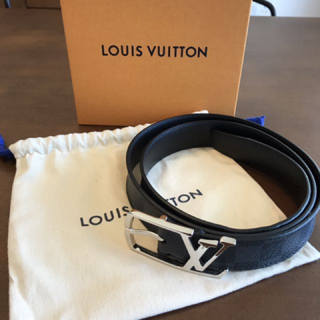 Louis Vuitton Damier Graphite Neogram 30MM Belt - Black Belts