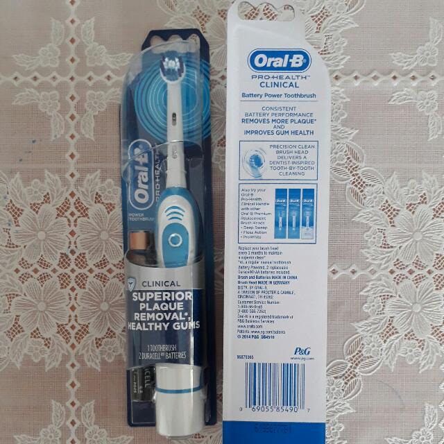 oral b clinical power toothbrush