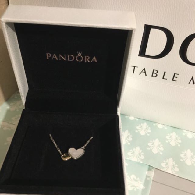 Pandora luminous hearts necklace on sale