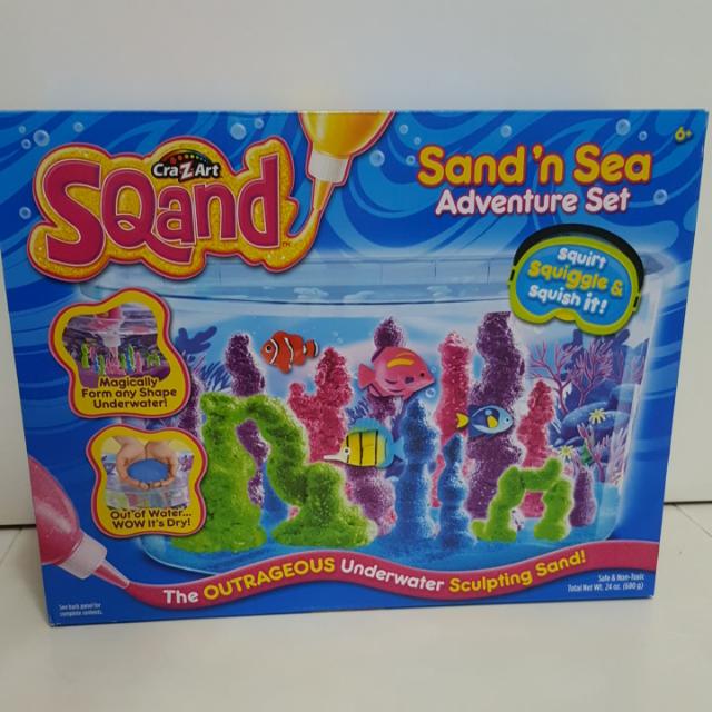 underwater sand toy