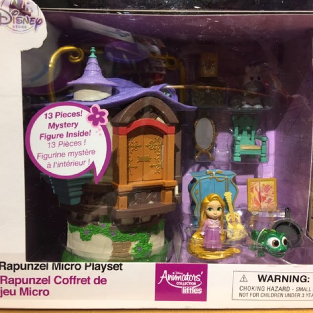 disney rapunzel micro playset