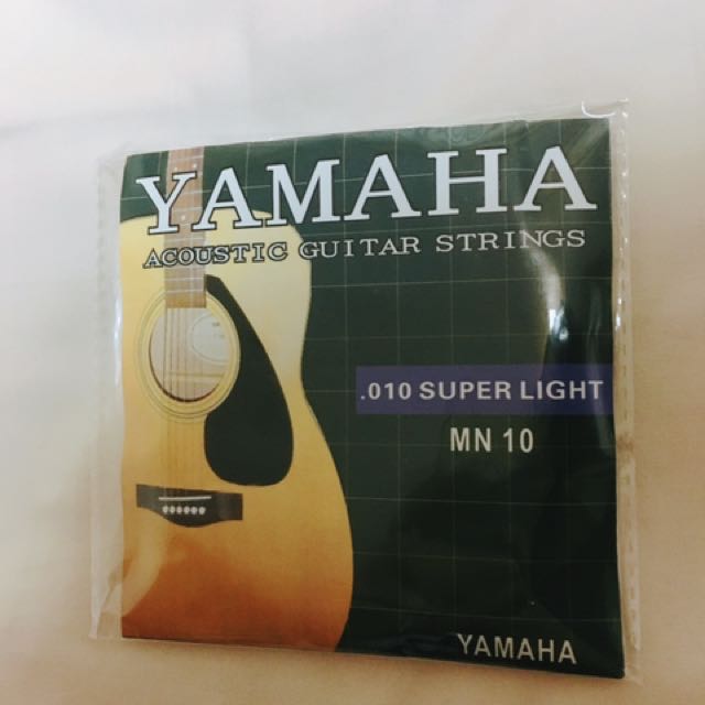 Yamaha Acoustic Guitar Strings 0.010 Super Light, Hobbies & Toys, Music