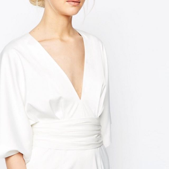 White kimono maxi best sale dress