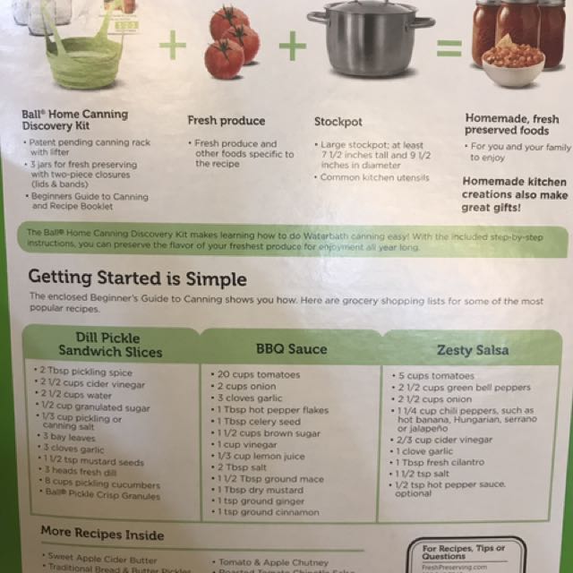 Ball Mason Jars Home Canning Discovery Kit, TV & Home Appliances, Kitchen Appliances, Other