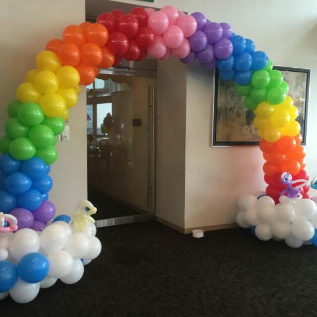 Balloon Arch Column Decor Home Services Others On Carousell