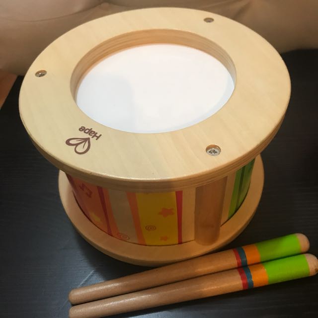 kids wooden drum