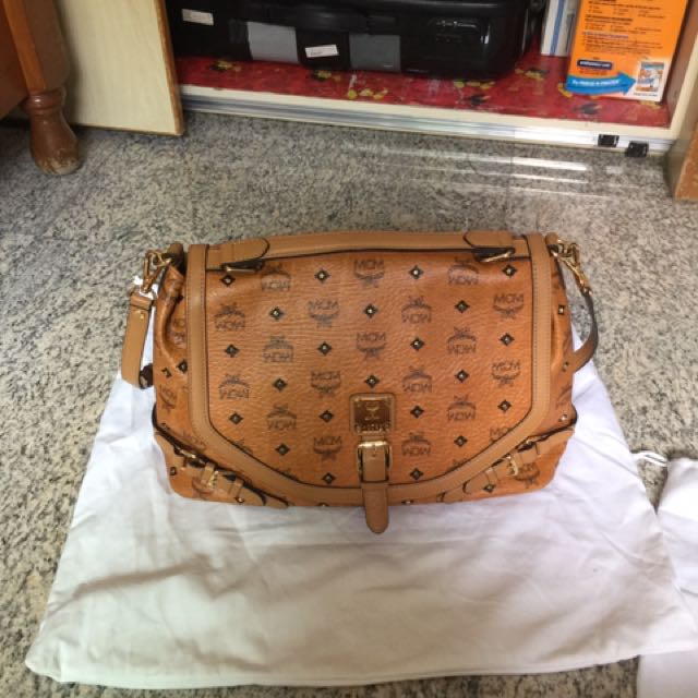 Mcm Sling Bag, Luxury, Bags & Wallets on Carousell
