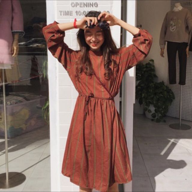 korean vintage dress