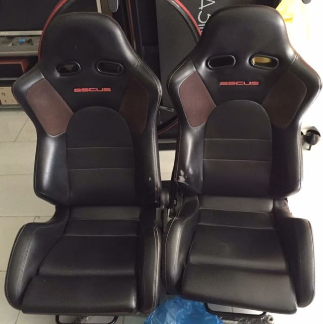 Sscus Pu Leather Semi Bucket Seats Car Accessories On Carou - Leather Bucket Seats Car Sscus Pu Leather Semi Bucket Seats Car Accessories On Carou - Leather Bucket Seats Car