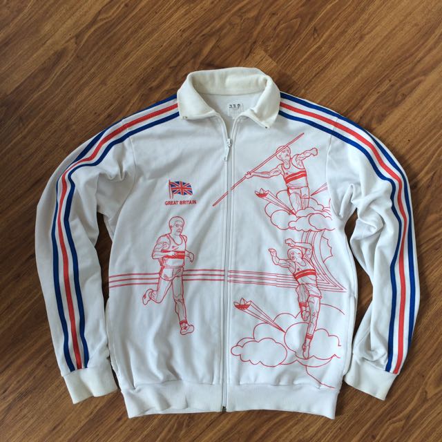 Adidas great britain track 2024 top