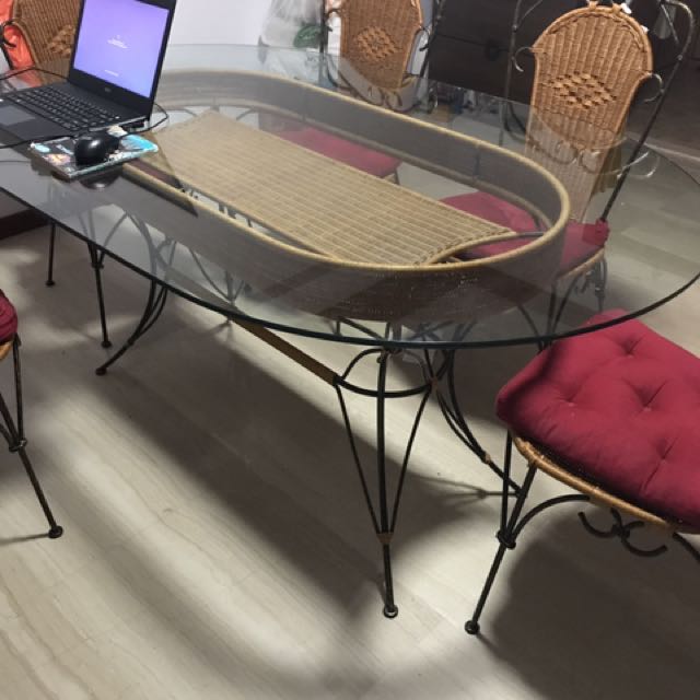Unicane Furniture Dining Table Plus 6 Chairs Foc Furniture Tables Chairs On Carousell