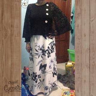 Gamis Black Lace