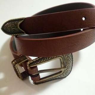 Western Style Brown Belt