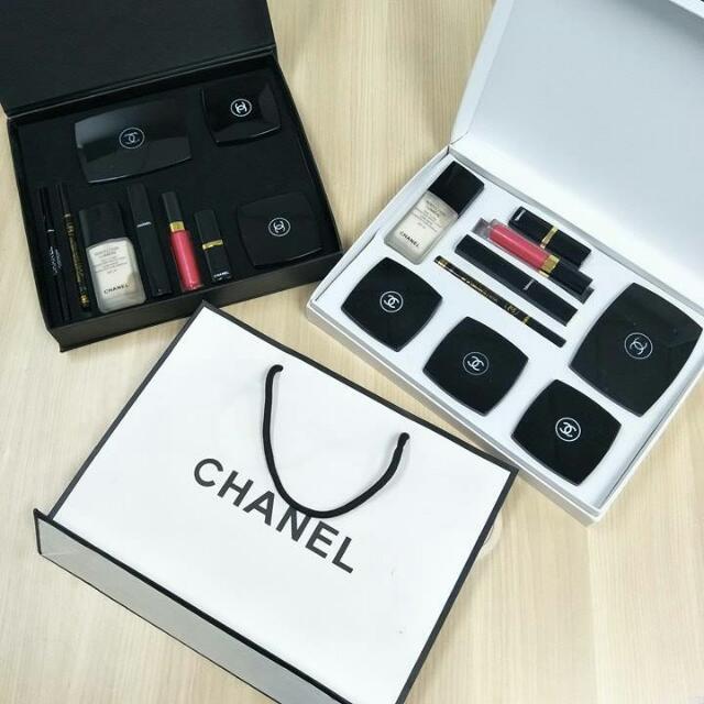 Chanel Makeup With Box Set Makeup Lengkap Stock Baru Je Mendarat