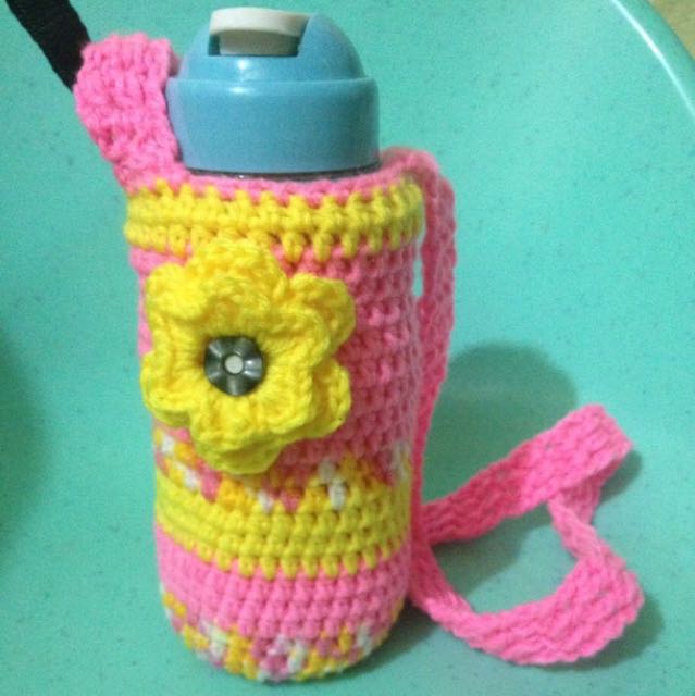 Crochet Tumbler Cover, Hobbies & Toys, Stationary & Craft, Handmade