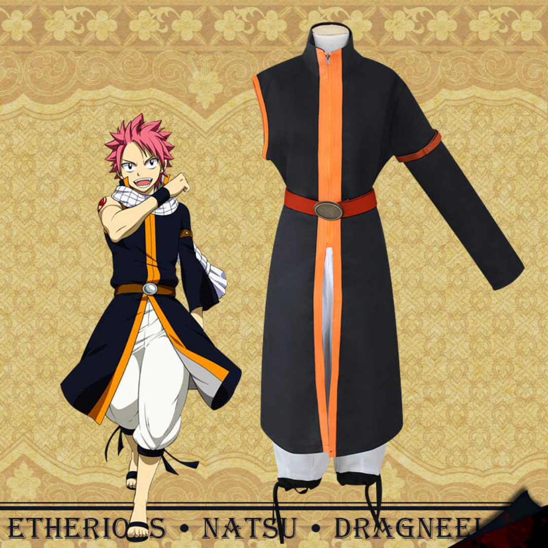 Fairy Tail Etherious Natsu Dragneel Third Generations Cosplay