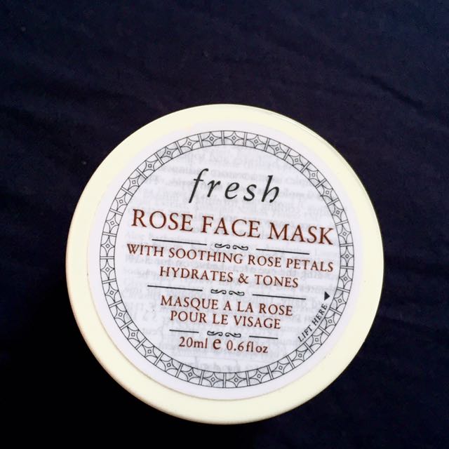 fresh rose face mask