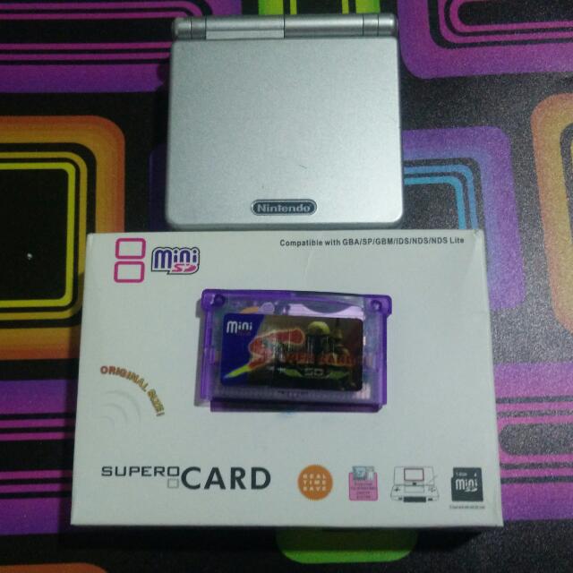 Gameboy Advance SP Flash Card SUPERCARD SD, Video Gaming, Gaming