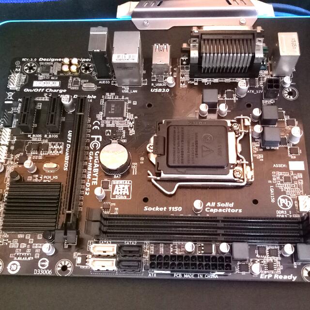 Gigabyte h81MDS2 Motherboard, Computers & Tech, Parts & Accessories