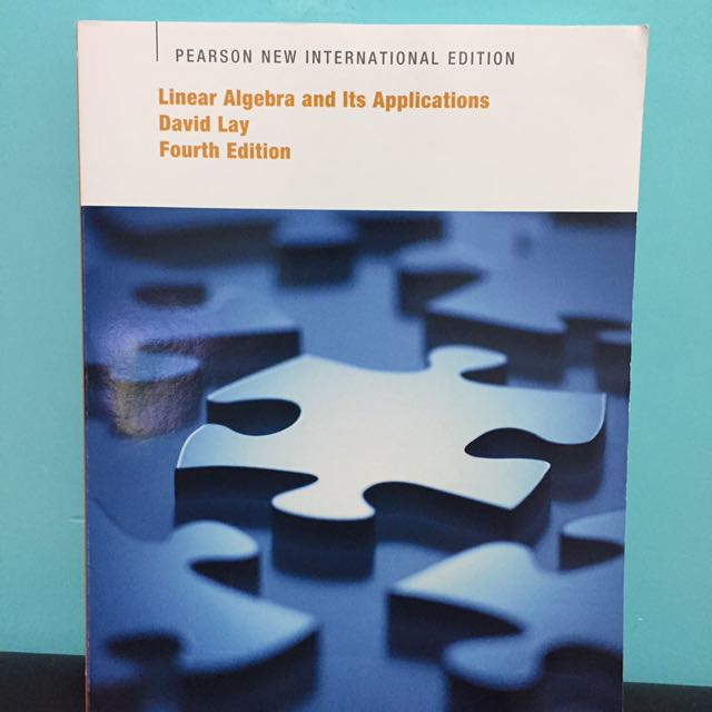 Linear Algebra And Its Application David Lay Fourth Edition - 