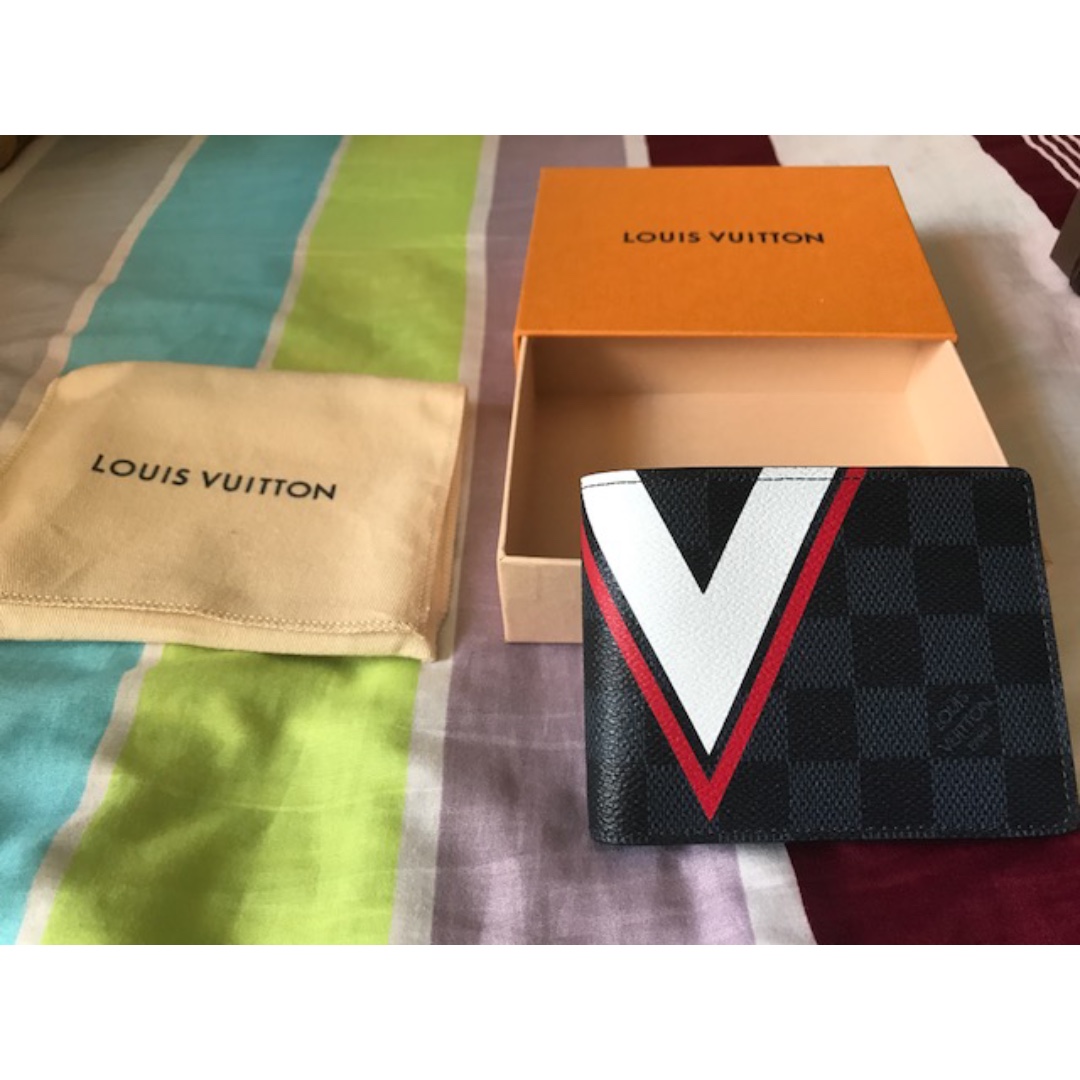 Louis Vuitton (LV) Men Wallet (America&#39;s Cup 2017) edition, Luxury, Bags & Wallets on Carousell