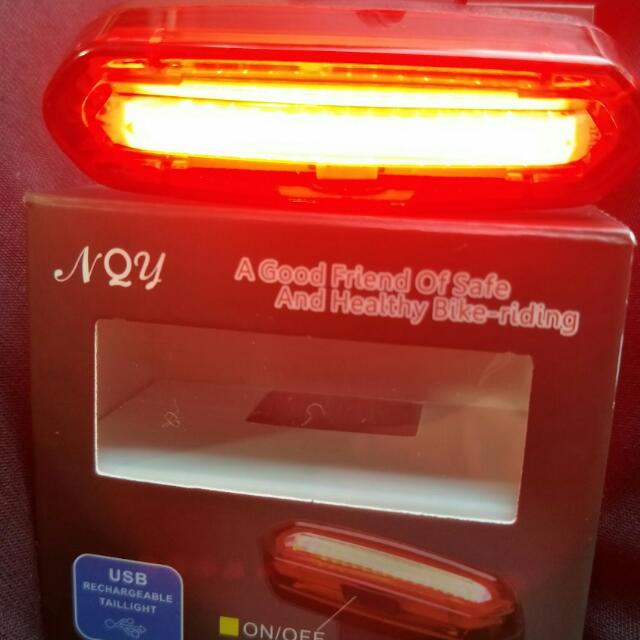 Red & Blue Tail Lights For Escooter & Bicycle, Sports Equipment, PMDs