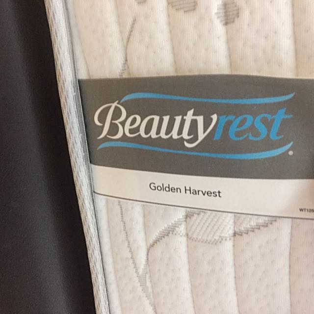 Simmons Beautyrest Golden Harvest (Made In Japan) And Bed Frame
