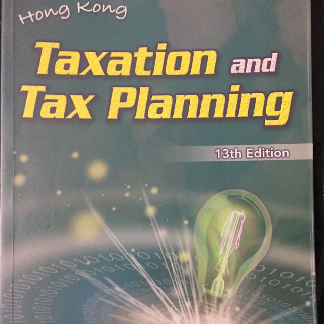 ⚡️Taxation And Tax Planning Textbook By Patrick Ho, 興趣及遊戲, 書本 & 文具, 書本及