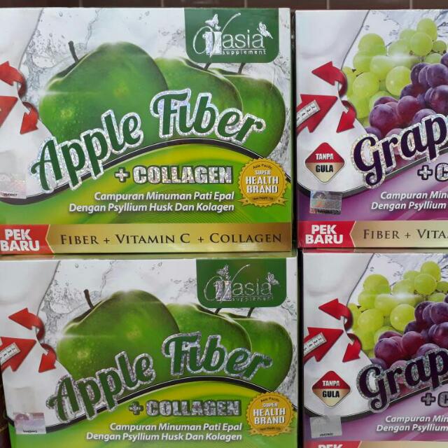 V Asia Apple Fiber Grape Fiber Food Drinks Drinks On Carousell
