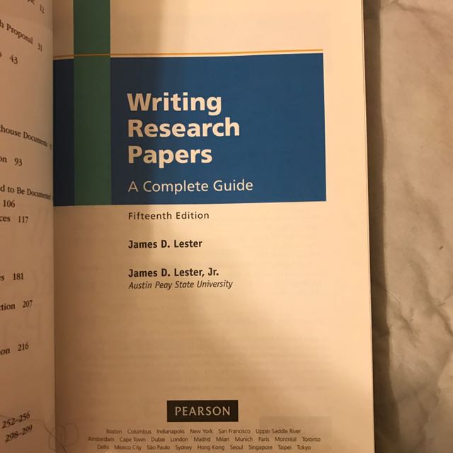 Writing Research Papers A Complete Guide 5th Edition Books
