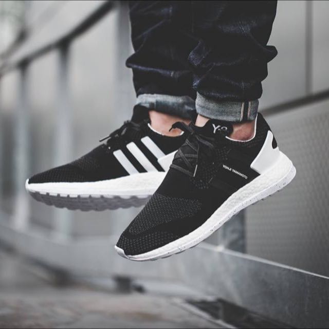 y3 pureboost zg knit core black