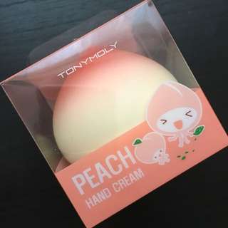 NEW TONYMOLY PEACH HANDCREAM