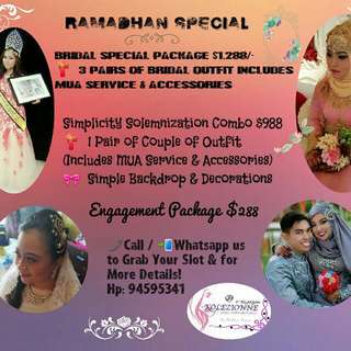 Bridal Packages On Offer