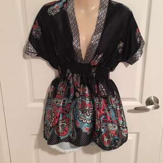 Top Kimono Jap Style Silk