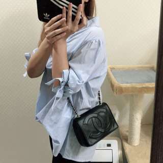 Chanel Vintage 羊皮肩/斜背兩用包