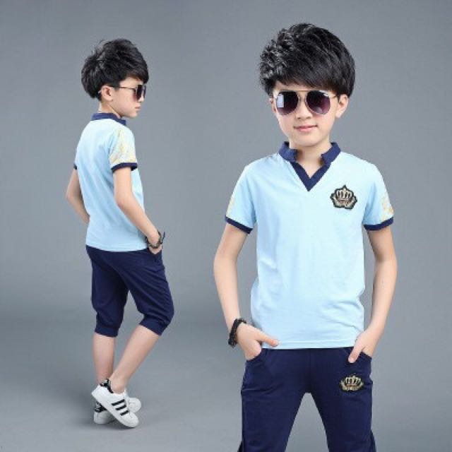 boys clothing boys set korean style crown design 412y 1496921743 ad70df82
