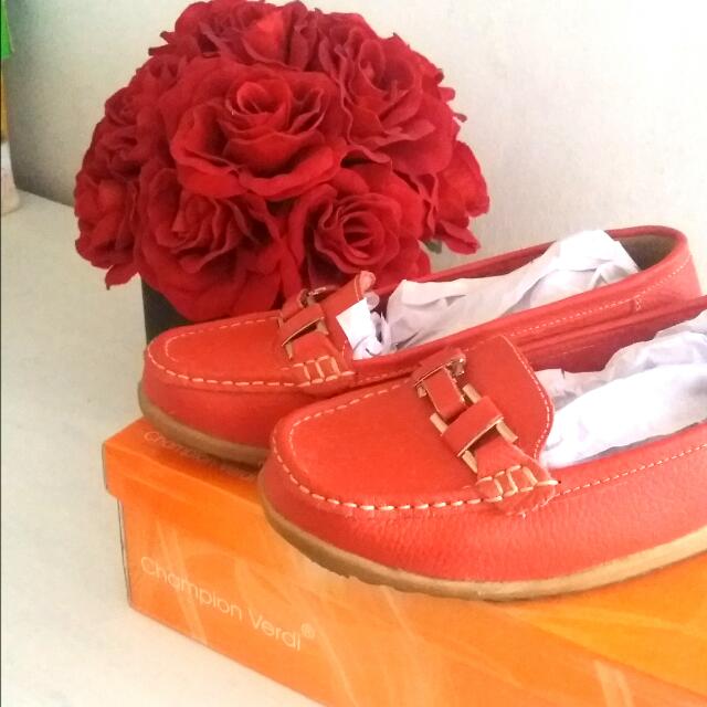 Champion Verdi Flat Shoes Orange Colour